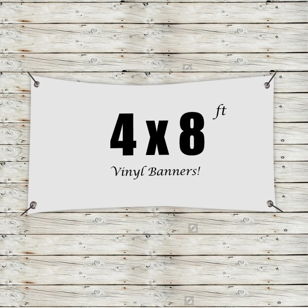 Custom 4' x 8' Vinyl Banners - Custom 4' x 8' Vinyl Banners - Image 0 of 11