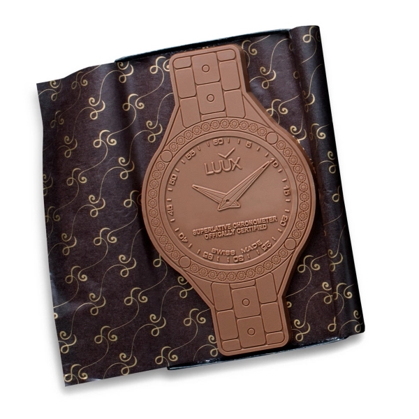 Custom Decorated Chocolate Shape with Classic Packaging