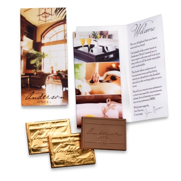 Deluxe Chocolate Storyteller with 3 Custom Chocolate Bars
