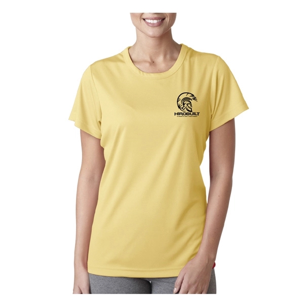 Printed UltraClub® Ladies' Cool & Dry Performance T-Shirt - Printed UltraClub® Ladies' Cool & Dry Performance T-Shirt - Image 5 of 28