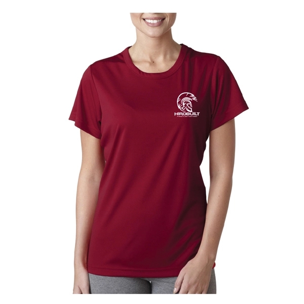 Printed UltraClub® Ladies' Cool & Dry Performance T-Shirt - Printed UltraClub® Ladies' Cool & Dry Performance T-Shirt - Image 6 of 28