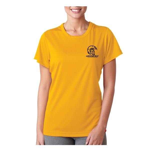 Printed UltraClub® Ladies' Cool & Dry Performance T-Shirt - Printed UltraClub® Ladies' Cool & Dry Performance T-Shirt - Image 9 of 28