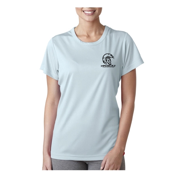 Printed UltraClub® Ladies' Cool & Dry Performance T-Shirt - Printed UltraClub® Ladies' Cool & Dry Performance T-Shirt - Image 12 of 28