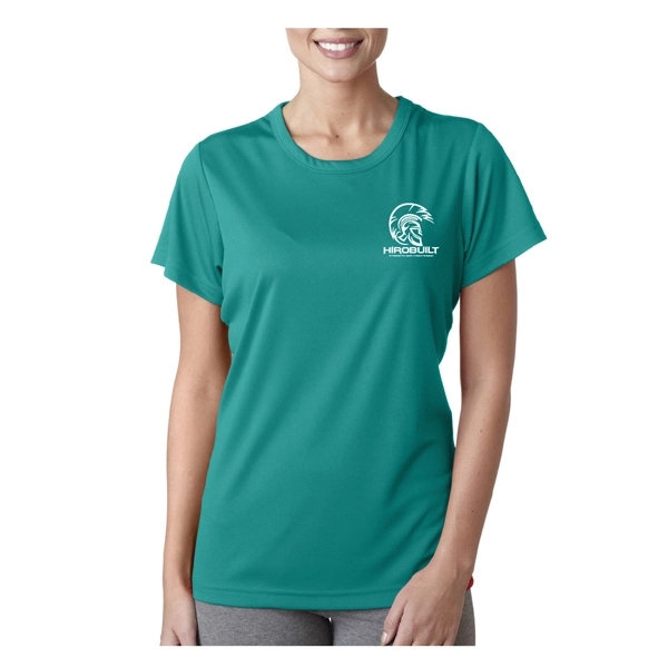 Printed UltraClub® Ladies' Cool & Dry Performance T-Shirt - Printed UltraClub® Ladies' Cool & Dry Performance T-Shirt - Image 14 of 28