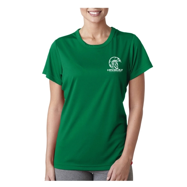 Printed UltraClub® Ladies' Cool & Dry Performance T-Shirt - Printed UltraClub® Ladies' Cool & Dry Performance T-Shirt - Image 15 of 28