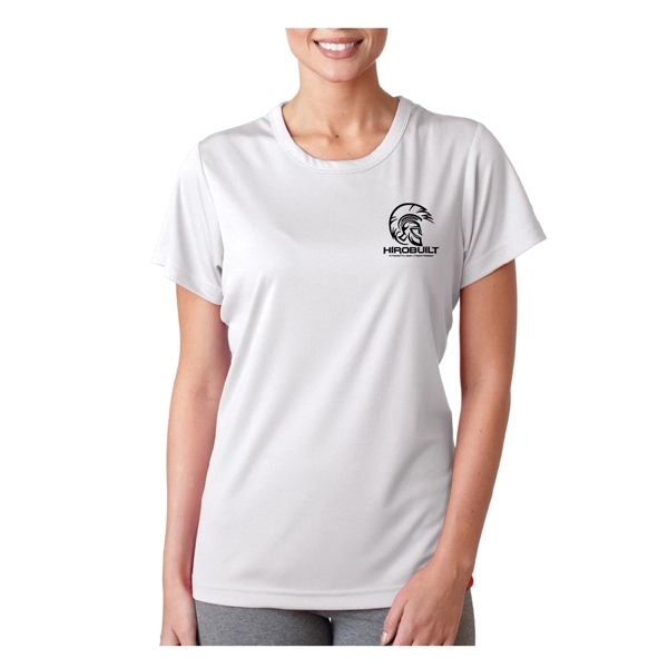 Printed UltraClub® Ladies' Cool & Dry Performance T-Shirt - Printed UltraClub® Ladies' Cool & Dry Performance T-Shirt - Image 27 of 28