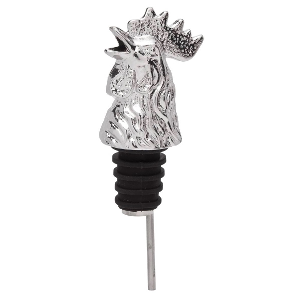 Rooster Heads-Up! Aerator Bottle Pourer - Rooster Heads-Up! Aerator Bottle Pourer - Image 0 of 1