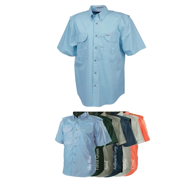 Blaze 100% Polyester Fishing Shirt Short sleeves - Blaze 100% Polyester Fishing Shirt Short sleeves - Image 1 of 2