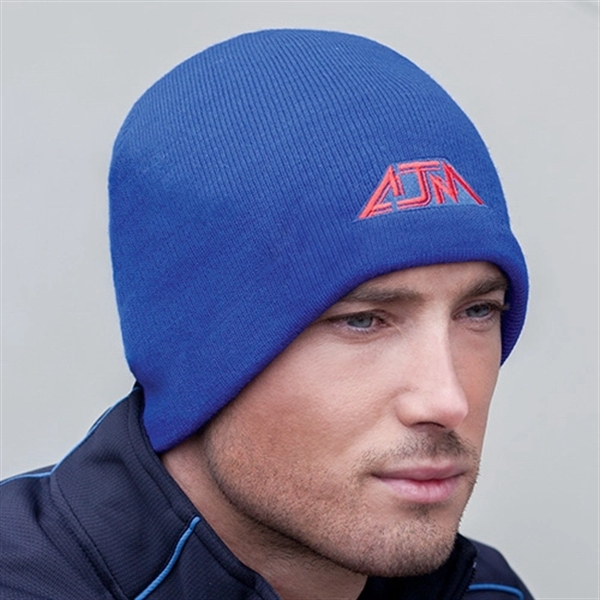 Acrylic/Polyester Micro Fleece Rib Knit Board Toque - Acrylic/Polyester Micro Fleece Rib Knit Board Toque - Image 10 of 13