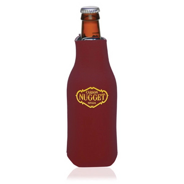 Zipper Beer Bottle Insulator (12 Oz.)