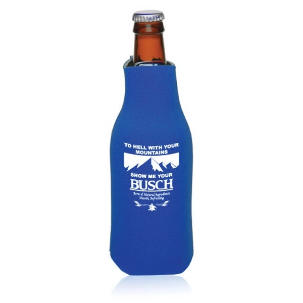 Zipper Beer Bottle Insulator (12 Oz.)