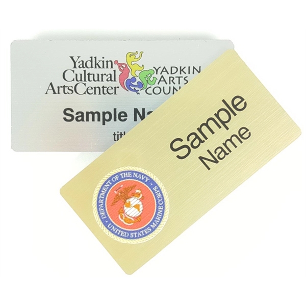 1" x 3" Name Badge Digitally Printed - 1" x 3" Name Badge Digitally Printed - Image 3 of 5