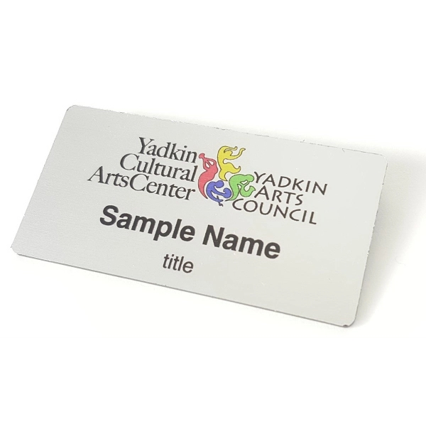 1 1/2" x 3" Name Badge Digitally Printed - 1 1/2" x 3" Name Badge Digitally Printed - Image 2 of 6