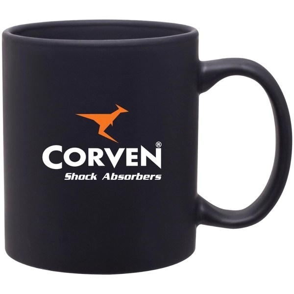 11oz Glaze Coffee mugs with C handle - 11oz Glaze Coffee mugs with C handle - Image 1 of 3