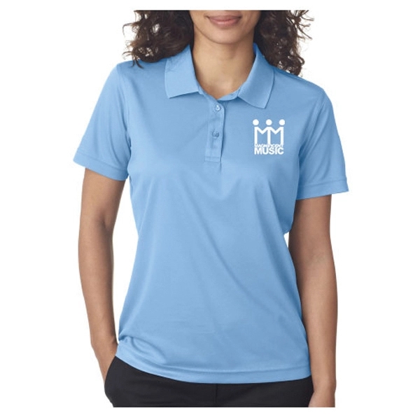 UltraClub Ladies' Cool & Dry Polo Shirt - UltraClub Ladies' Cool & Dry Polo Shirt - Image 4 of 43