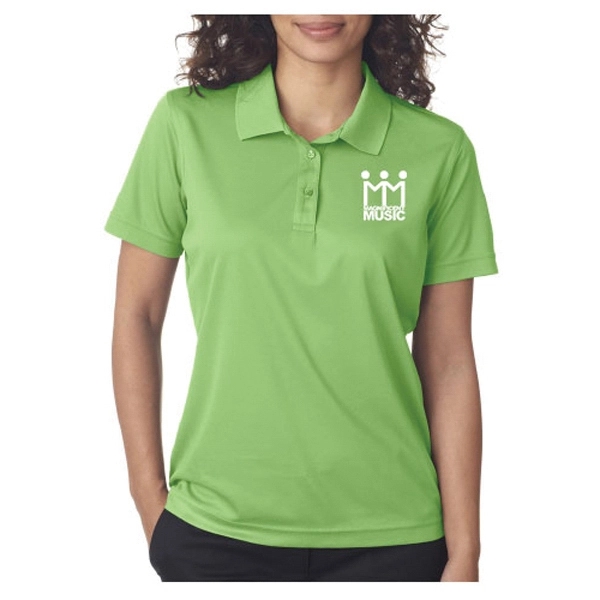 UltraClub Ladies' Cool & Dry Polo Shirt - UltraClub Ladies' Cool & Dry Polo Shirt - Image 10 of 43