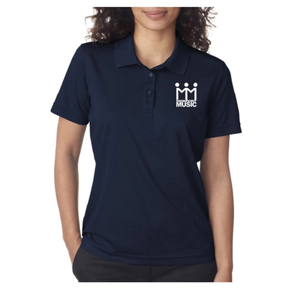 UltraClub Ladies' Cool & Dry Polo Shirt - UltraClub Ladies' Cool & Dry Polo Shirt - Image 12 of 43