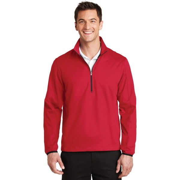 Port Authority Active 1/2-Zip Soft Shell Jacket. - Port Authority Active 1/2-Zip Soft Shell Jacket. - Image 0 of 34