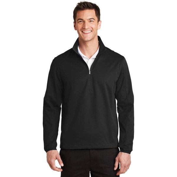 Port Authority Active 1/2-Zip Soft Shell Jacket. - Port Authority Active 1/2-Zip Soft Shell Jacket. - Image 2 of 34