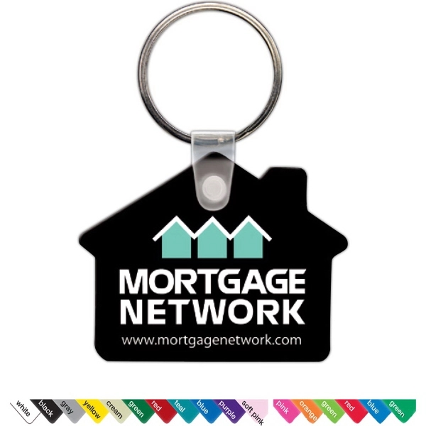 Key Tag - House - Spot Color - Quick Ship - Key Tag - House - Spot Color - Quick Ship - Image 0 of 0