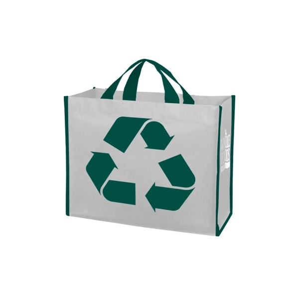 Recycled Full Color Tradeshow Tote - Recycled Full Color Tradeshow Tote - Image 1 of 2