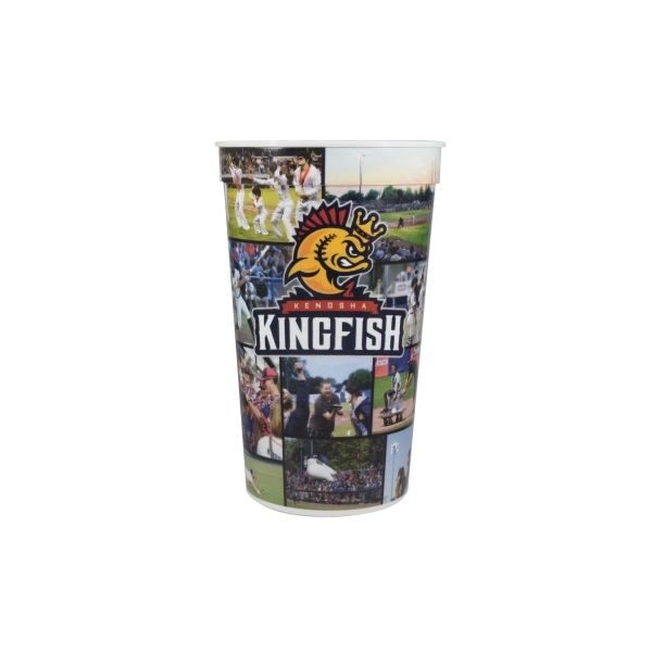 22 oz. Smooth Walled Stadium Cup with RealColor360 Imprint - 22 oz. Smooth Walled Stadium Cup with RealColor360 Imprint - Image 3 of 3