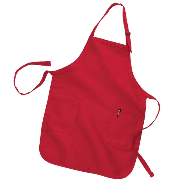 Custom Q-Tees™ Full-Length Apron with Pockets