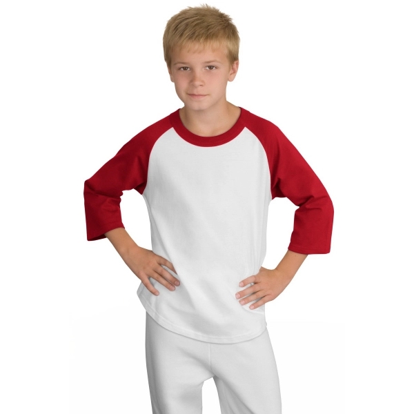 Sport-Tek Youth Colorblock Raglan Jersey. - Sport-Tek Youth Colorblock Raglan Jersey. - Image 15 of 97