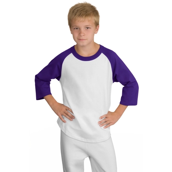 Sport-Tek Youth Colorblock Raglan Jersey. - Sport-Tek Youth Colorblock Raglan Jersey. - Image 30 of 97