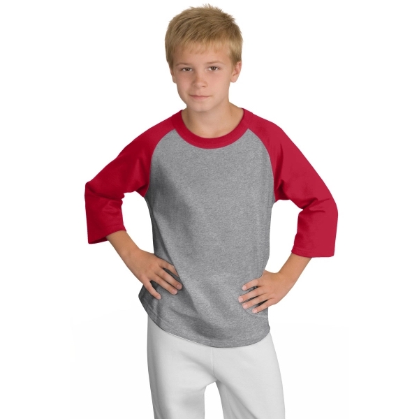 Sport-Tek Youth Colorblock Raglan Jersey. - Sport-Tek Youth Colorblock Raglan Jersey. - Image 33 of 97