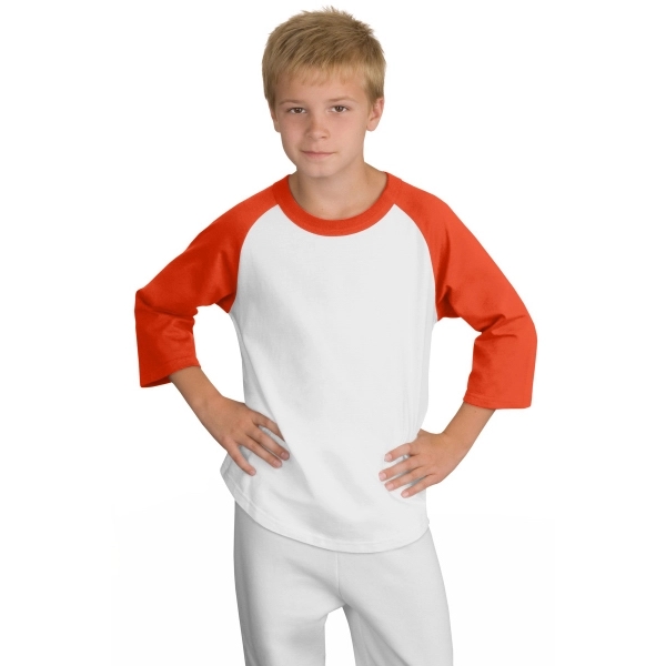 Sport-Tek Youth Colorblock Raglan Jersey. - Sport-Tek Youth Colorblock Raglan Jersey. - Image 39 of 97