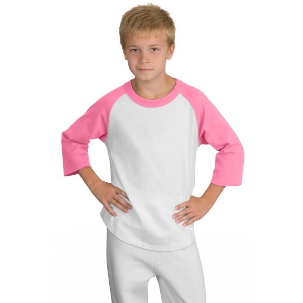 Sport-Tek Youth Colorblock Raglan Jersey. - Sport-Tek Youth Colorblock Raglan Jersey. - Image 43 of 97