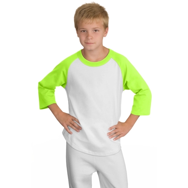 Sport-Tek Youth Colorblock Raglan Jersey. - Sport-Tek Youth Colorblock Raglan Jersey. - Image 49 of 97