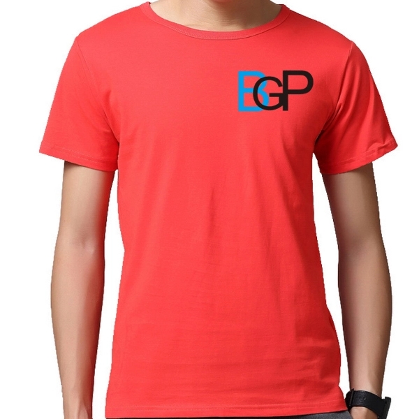 Embroidery Custom Unisex Cotton T-Shirt - Embroidery Custom Unisex Cotton T-Shirt - Image 2 of 2