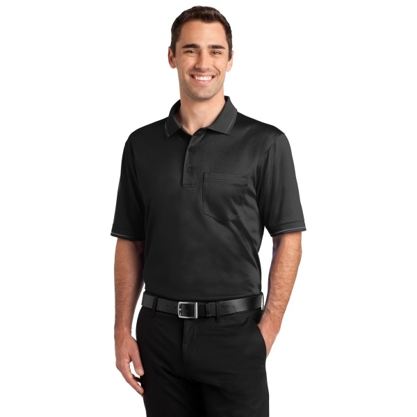 CornerStone Select Snag-Proof Tipped Pocket Polo.