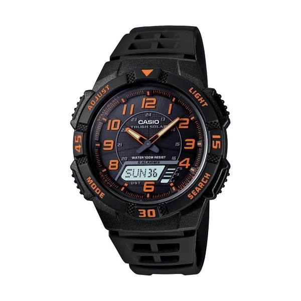 Casio Ana/Digi Solar Powered Watch Black Resin Band - Casio Ana/Digi Solar Powered Watch Black Resin Band - Image 0 of 0