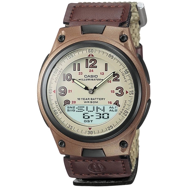 Casio Brown Casual Sports Watch with Cloth Band - Casio Brown Casual Sports Watch with Cloth Band - Image 0 of 0