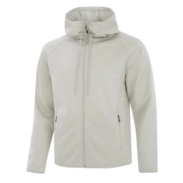 DRYFRAME® Adult Dry Tech Fleece Full Zip Hooded Jacket - DRYFRAME® Adult Dry Tech Fleece Full Zip Hooded Jacket - Image 1 of 4