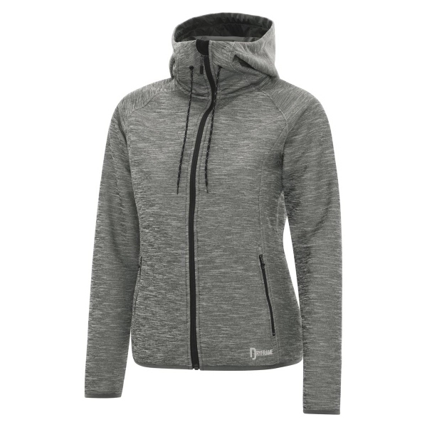 DRYFRAME® Ladies' Dry Tech Fleece Full Zip Hooded Jacket - DRYFRAME® Ladies' Dry Tech Fleece Full Zip Hooded Jacket - Image 0 of 4