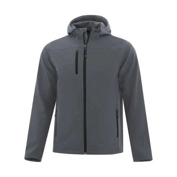 COAL HARBOUR® EVERYDAY HOODED STRETCH SOFT SHELL JACKET - COAL HARBOUR® EVERYDAY HOODED STRETCH SOFT SHELL JACKET - Image 0 of 3