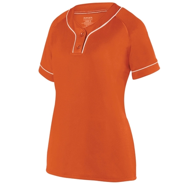 Girls Overpower Two-Button Jersey - Girls Overpower Two-Button Jersey - Image 3 of 9