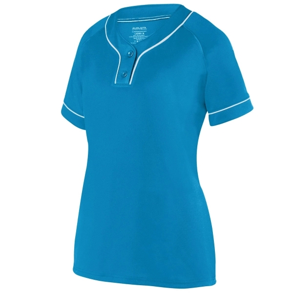 Girls Overpower Two-Button Jersey - Girls Overpower Two-Button Jersey - Image 4 of 9