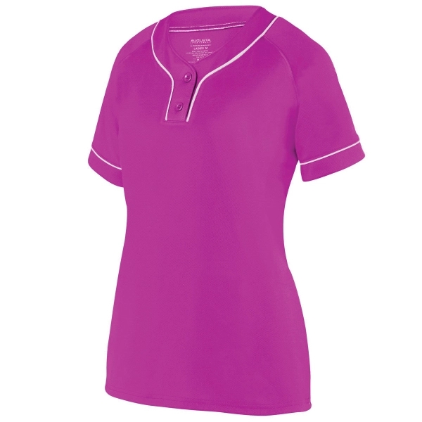 Girls Overpower Two-Button Jersey - Girls Overpower Two-Button Jersey - Image 5 of 9
