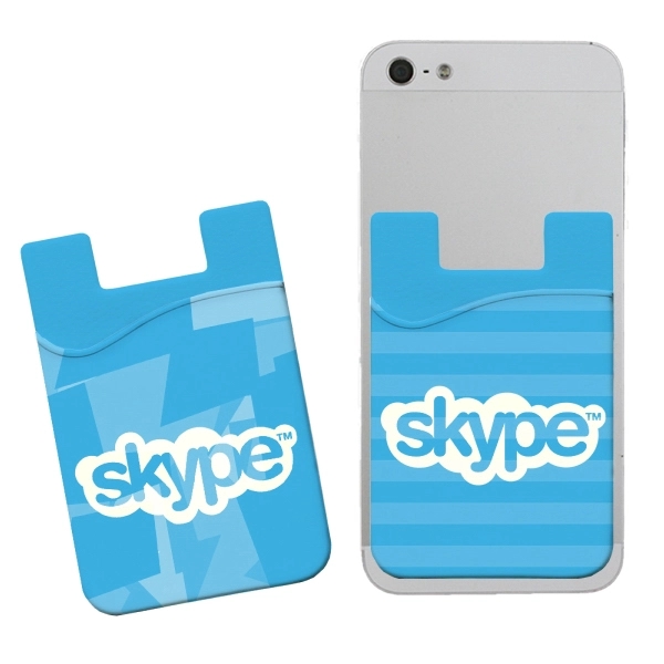 Full Color PMS Matched Sticky Phone Wallet - Full Color PMS Matched Sticky Phone Wallet - Image 0 of 3