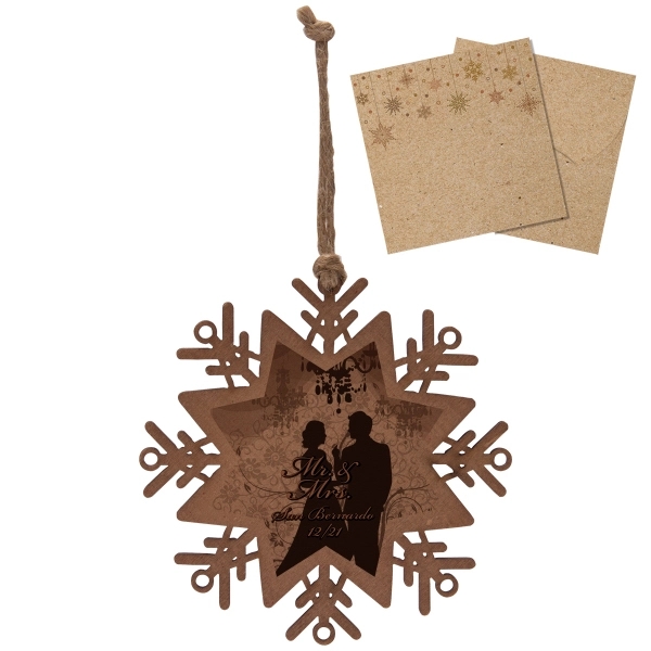 Wood Holiday Christmas Tree Ornament - Wood Holiday Christmas Tree Ornament - Image 2 of 4