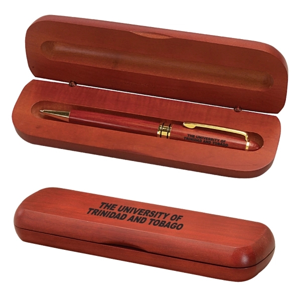 Rosewood Case With Pen Gift Set - Rosewood Case With Pen Gift Set - Image 0 of 2