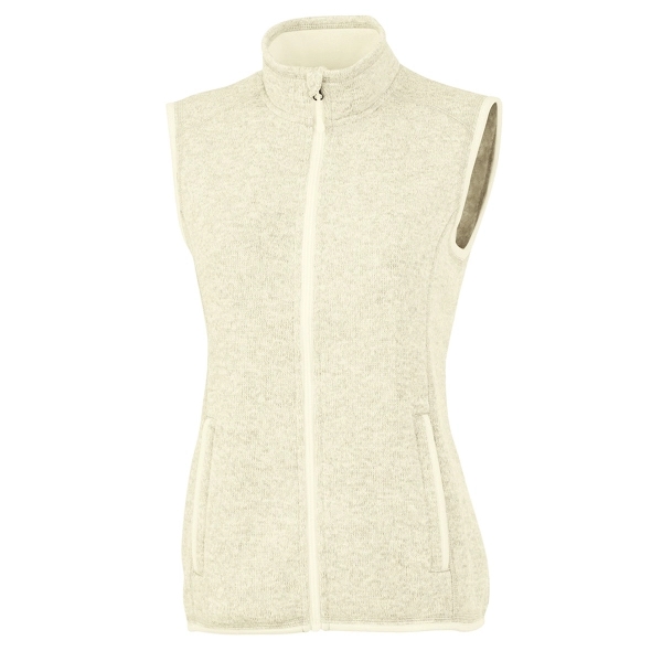 Women's Pacific Heathered Fleece Vest - Women's Pacific Heathered Fleece Vest - Image 6 of 7