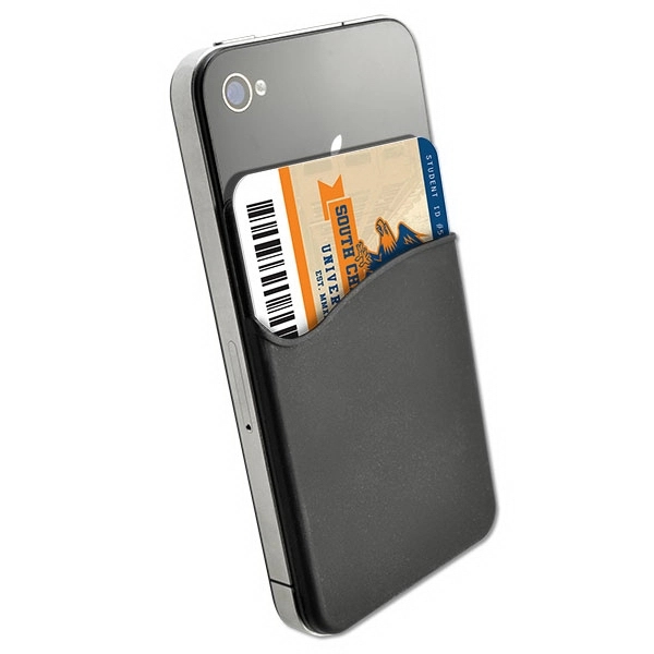 Adhesive Silicone Cell Phone/Credential Wallets - Adhesive Silicone Cell Phone/Credential Wallets - Image 2 of 7