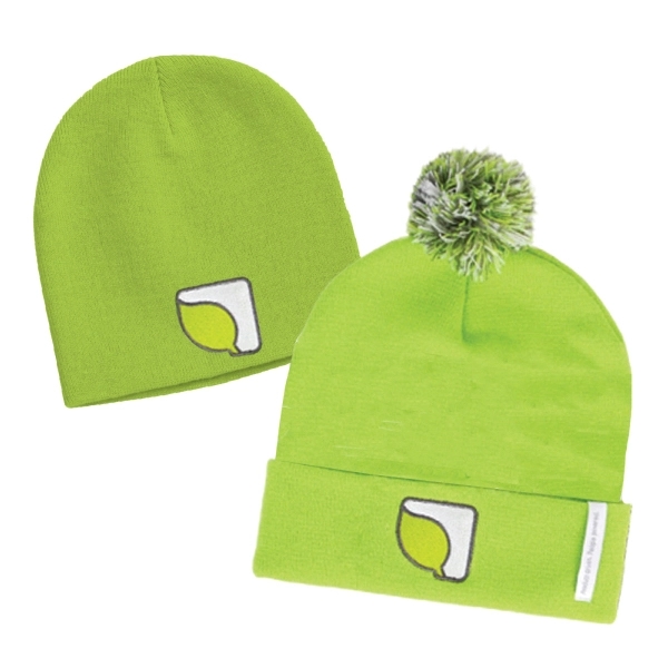 Pantone Matched Solid Beanie - Pantone Matched Solid Beanie - Image 2 of 3