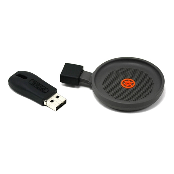 Custom 3D PVC USB Flash Drive - Cooking Pan Shaped - Custom 3D PVC USB Flash Drive - Cooking Pan Shaped - Image 2 of 2